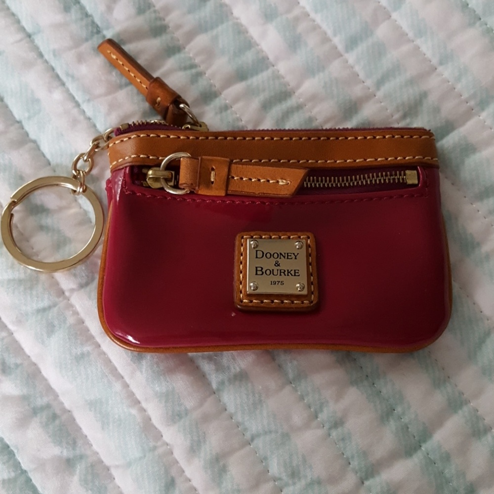 Dooney & Bourke coin purse and key fob.